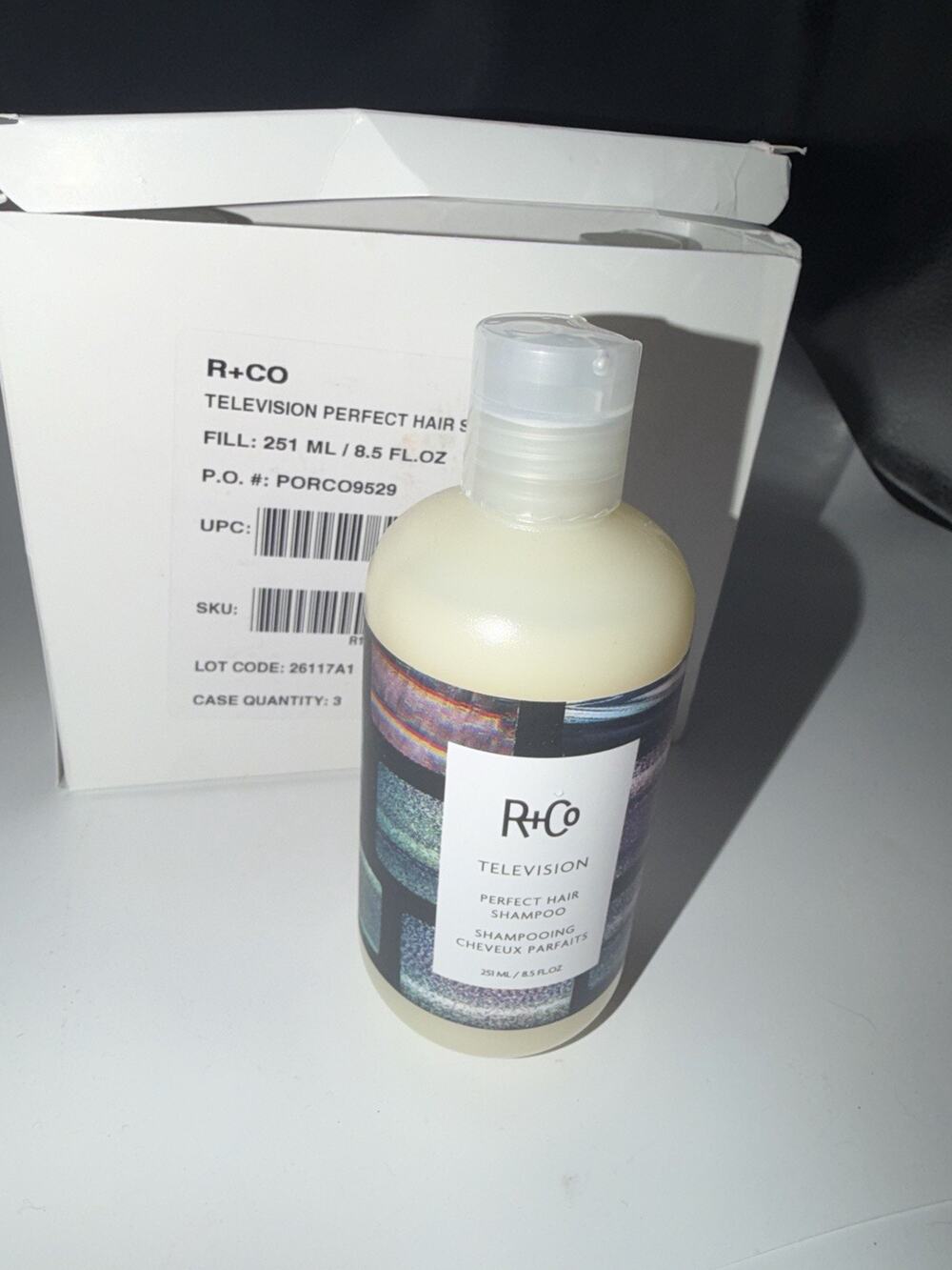 R+Co TELEVISION Perfect Hair Shampoo 8.5 oz / 251 ml 3 Pack